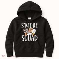 Smore Squad Kawaii S'more Camping Team distressed Kids Hoodie thumb 0