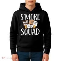 Smore Squad Kawaii S'more Camping Team distressed Kids Hoodie thumb 4