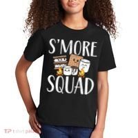 Smore Squad Kawaii S'more Camping Team distressed Kids T-Shirt thumb 2