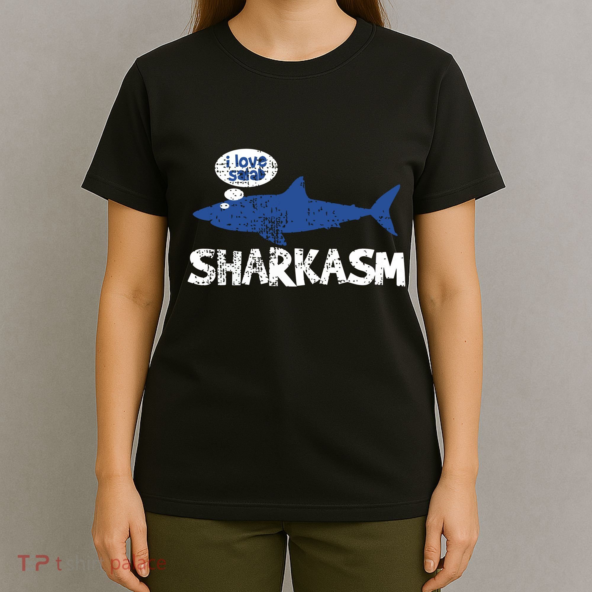Shark Shar Kasm Marine Biology Funny Vintage Gift T-Shirt