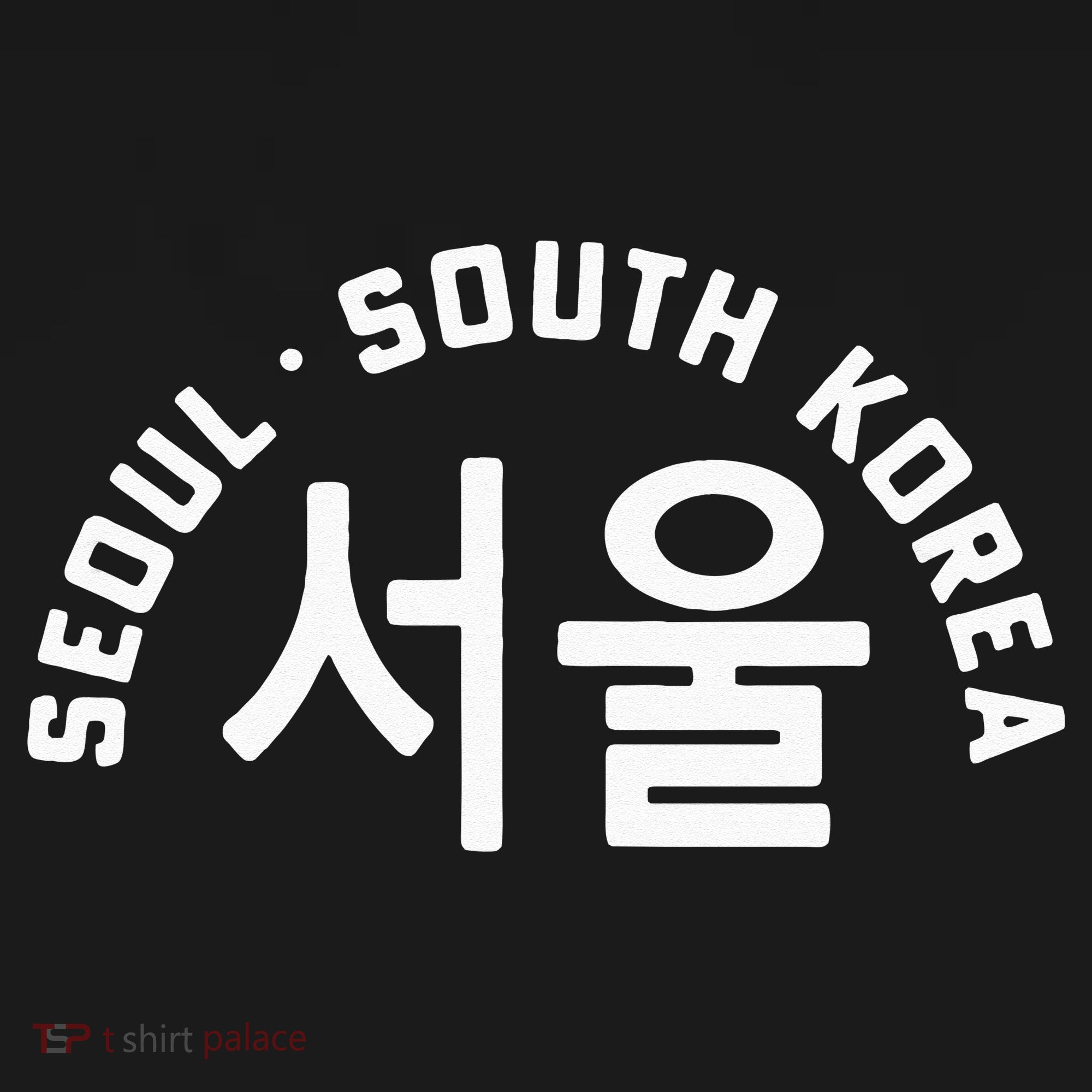 Seoul South Korea Korean Hangul College Style Retro Women's Hoodie