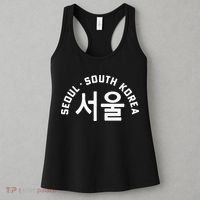Seoul South Korea Korean Hangul College Style Retro Women's Tank Top thumb 3