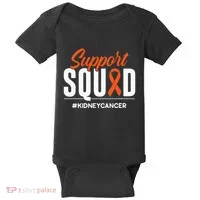 Support Squad Kidney Cancer Awareness Gift Baby Bodysuit thumb 0
