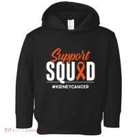 Support Squad Kidney Cancer Awareness Gift Toddler Hoodie thumb 0
