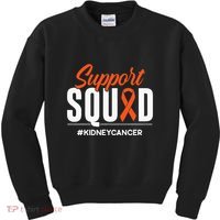 Support Squad Kidney Cancer Awareness Gift Kids Sweatshirt thumb 0