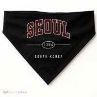 Seoul South Korea USA-Made Doggie Bandana thumb 0