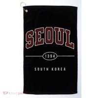 Seoul South Korea Golf Towel thumb 0