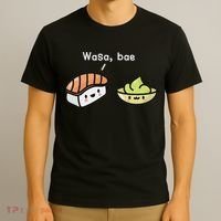 Sushi S Kawaii Wasa Bae Japanese Foodie T-Shirt thumb 3