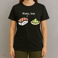 Sushi S Kawaii Wasa Bae Japanese Foodie T-Shirt thumb 4
