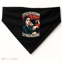 Stockholm Syndrome Love Hurts USA-Made Doggie Bandana thumb 0
