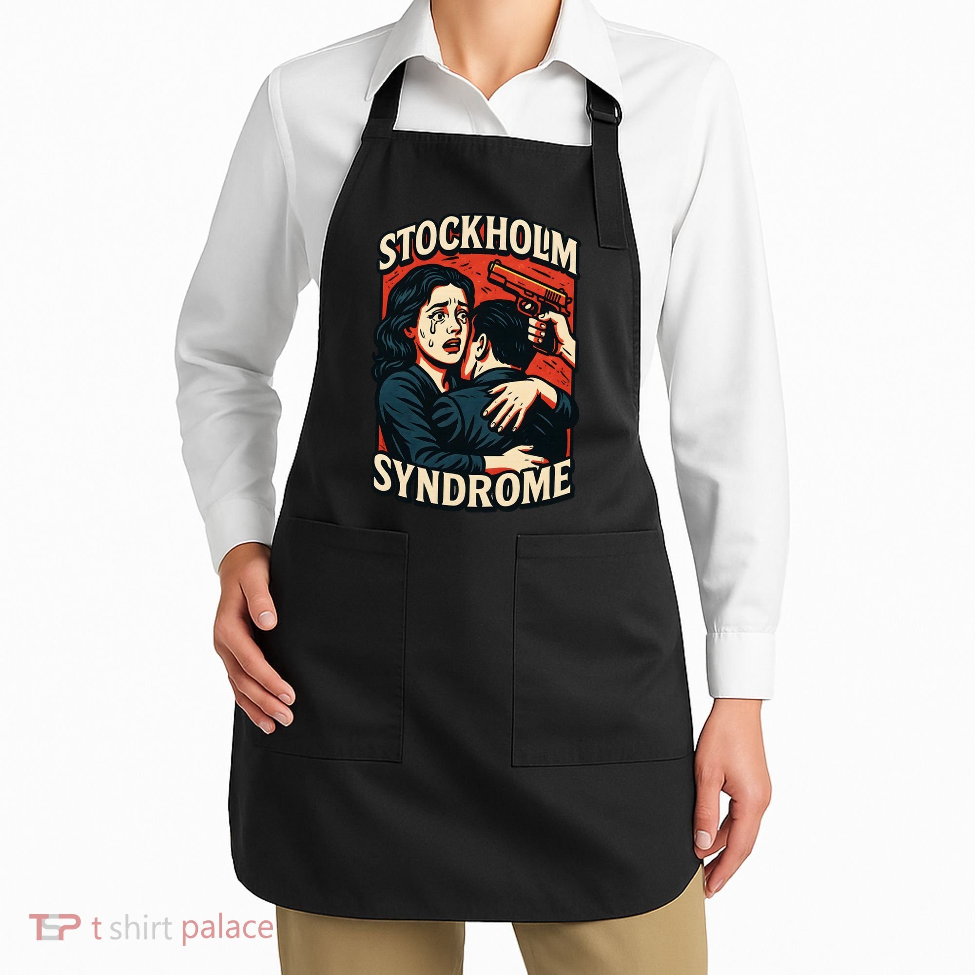 Stockholm Syndrome Love Hurts Apron