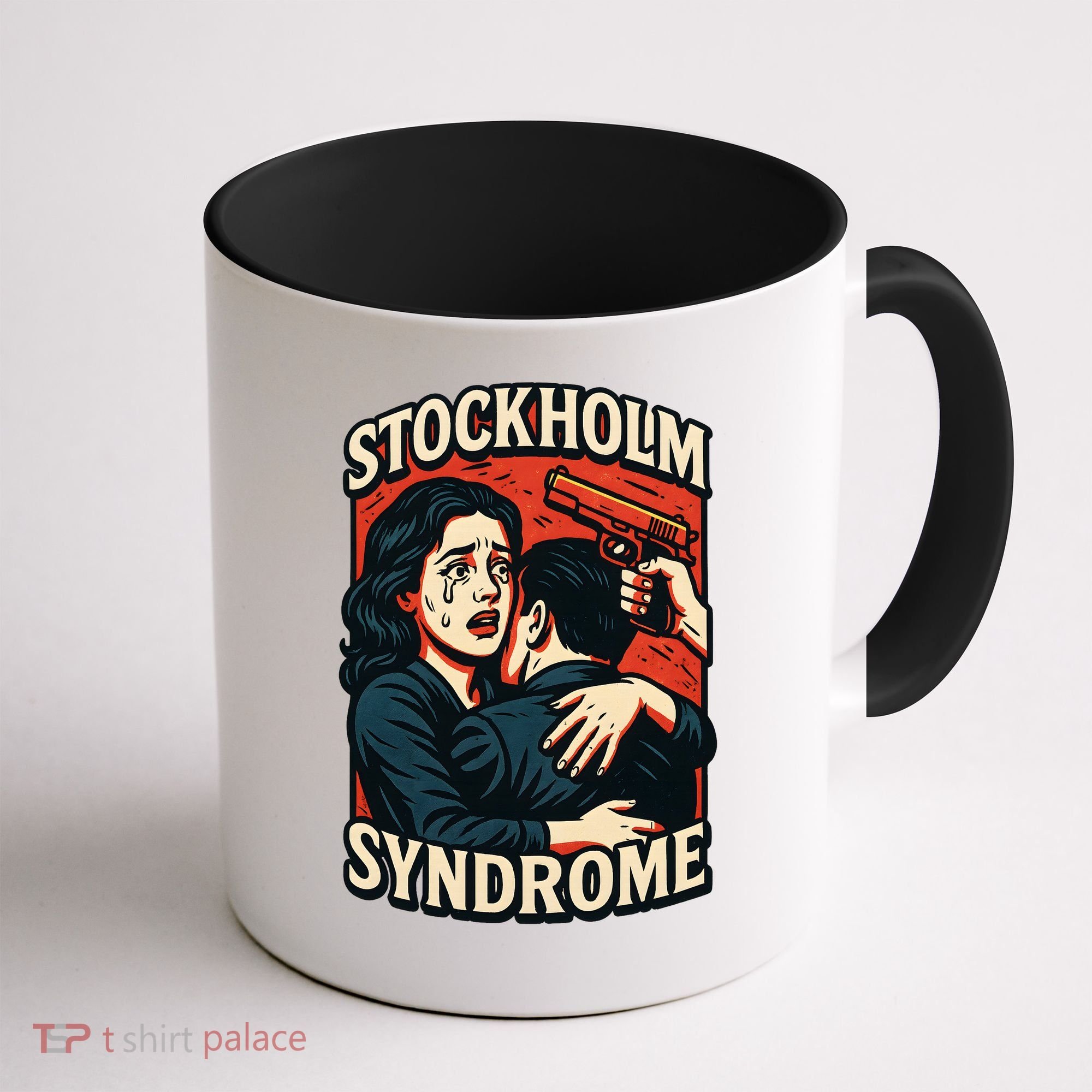 Stockholm Syndrome Love Hurts Coffee Mug