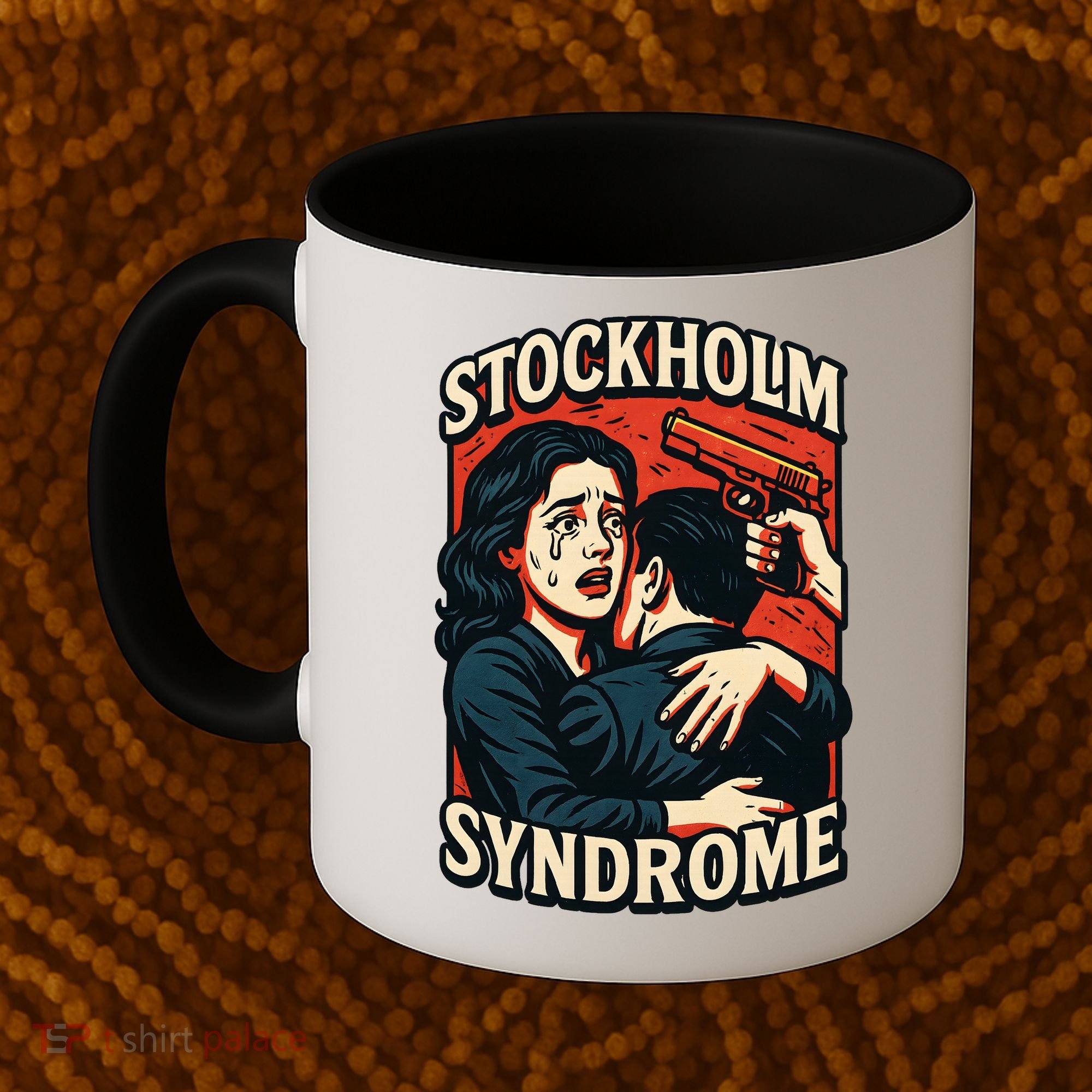 Stockholm Syndrome Love Hurts Coffee Mug