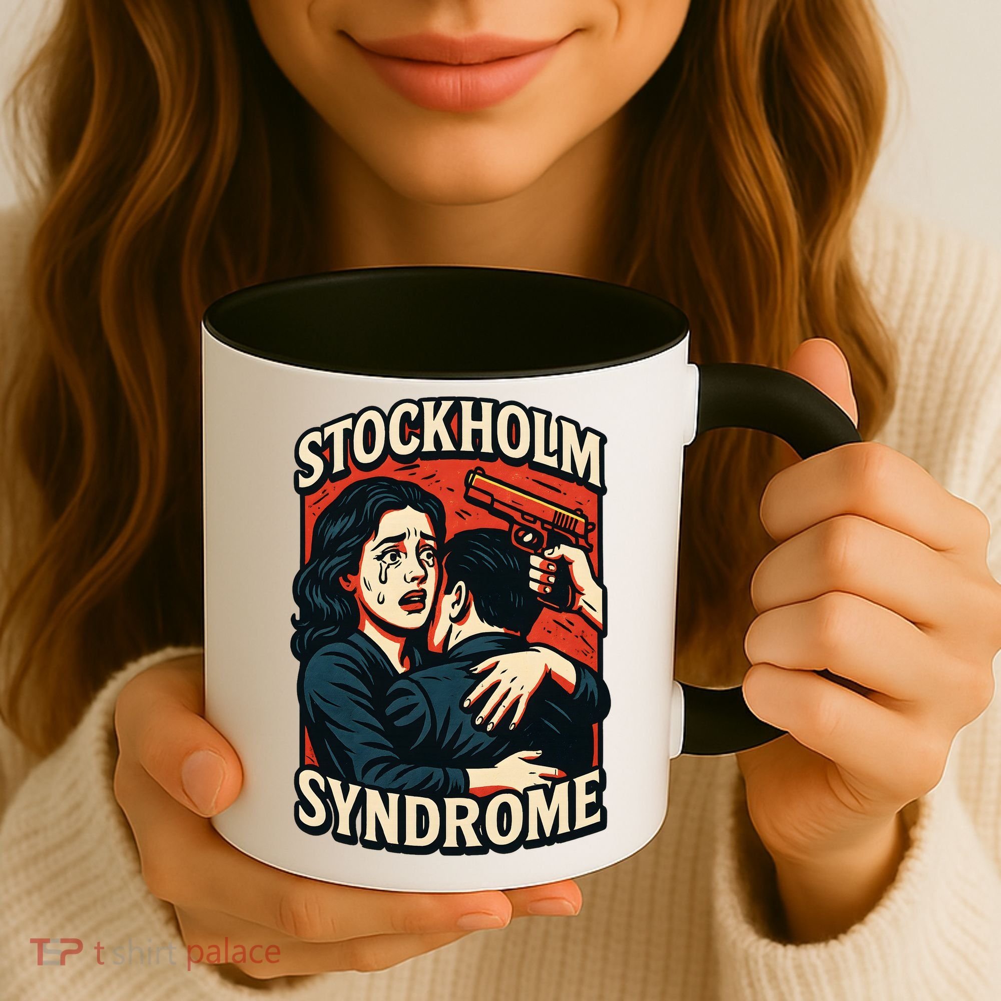 Stockholm Syndrome Love Hurts Coffee Mug