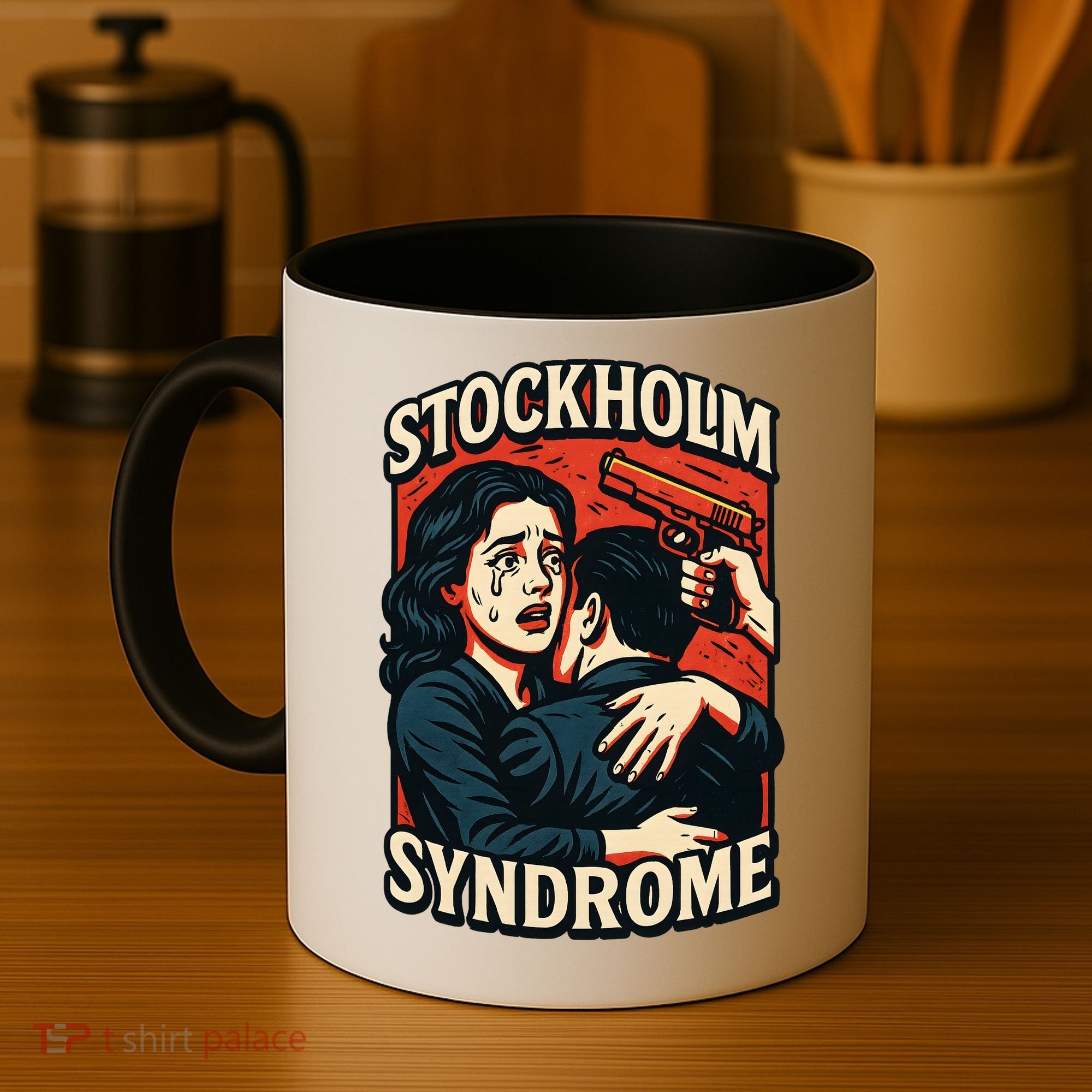 Stockholm Syndrome Love Hurts Coffee Mug