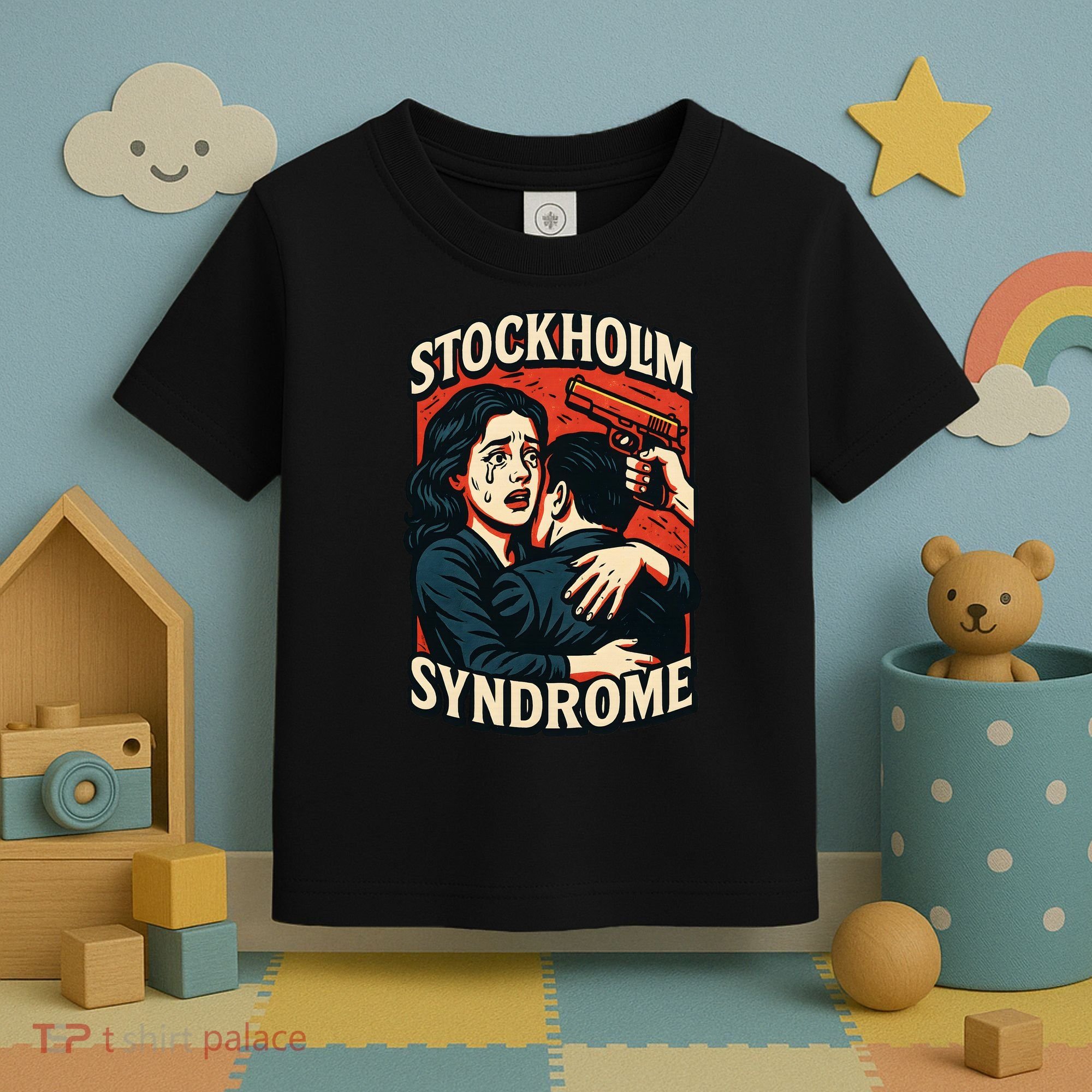 Stockholm Syndrome Love Hurts Toddler T-Shirt