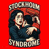 Stockholm Syndrome Love Hurts Santa Hat thumb 1