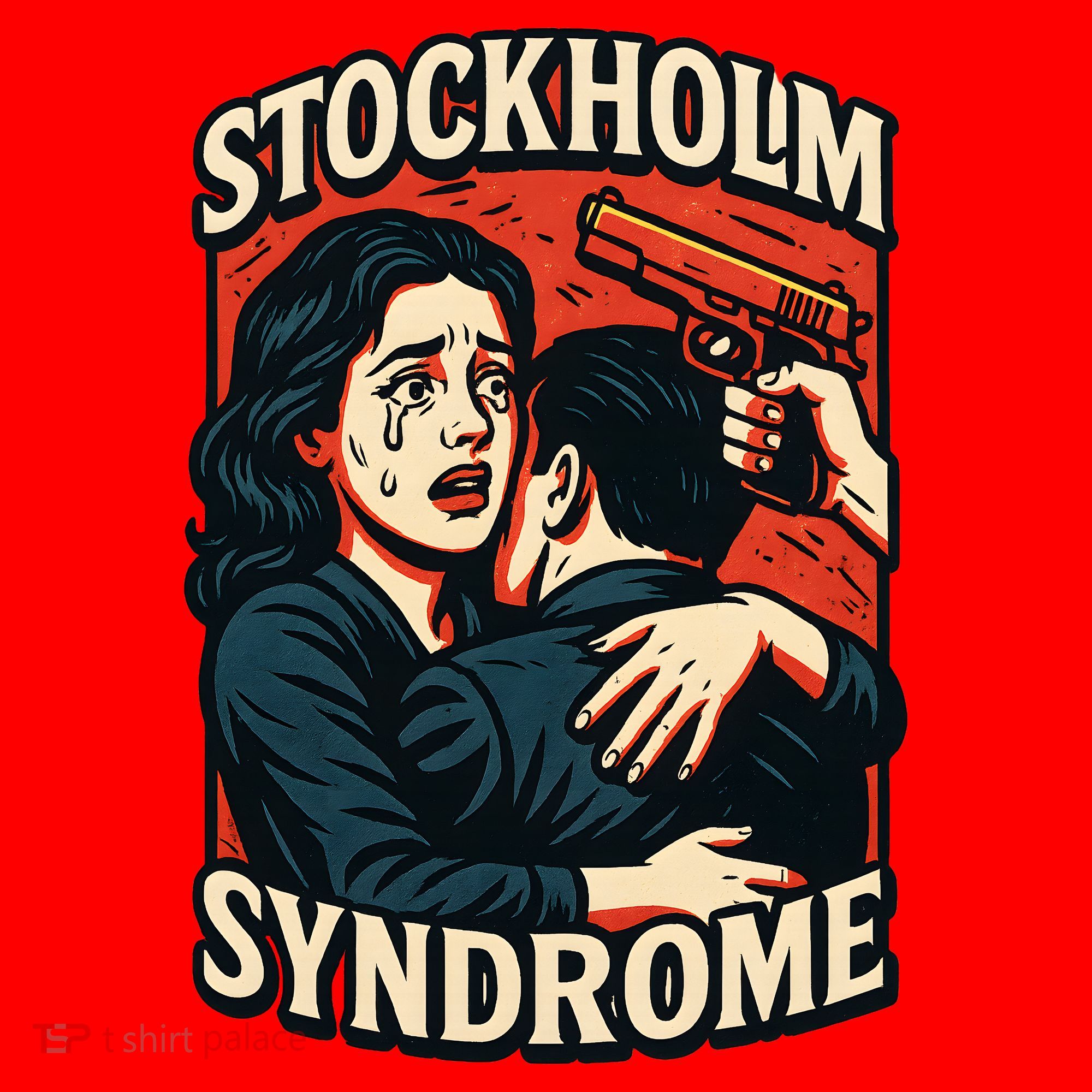 Stockholm Syndrome Love Hurts Santa Hat