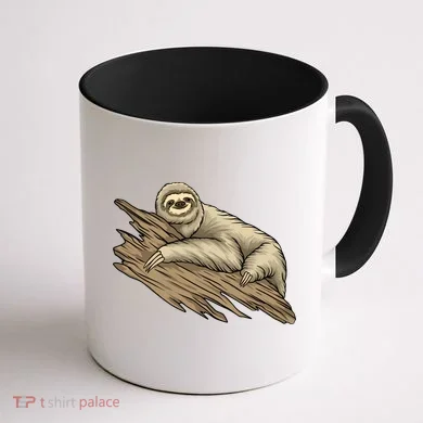 Sloth Coffee Mug back