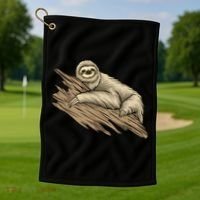 Sloth Golf Towel thumb 1
