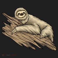Sloth Zone Performance Long-Sleeve T-Shirt thumb 2