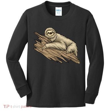 Sloth Kids Long Sleeve Shirt
