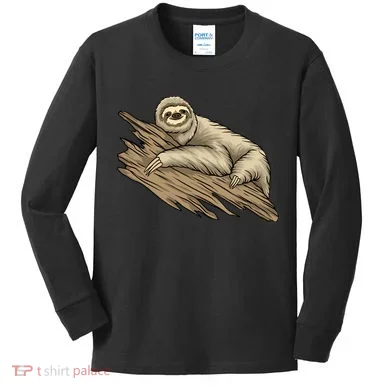 Sloth Kids Long Sleeve Shirt