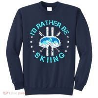 Skiing Skiing Lover I'd Rather Be Skiing Sweatshirt thumb 0