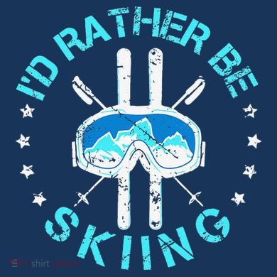 Skiing Skiing Lover I'd Rather Be Skiing Women's Hoodie