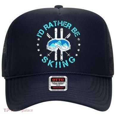 Skiing Skiing Lover I'd Rather Be Skiing Hat