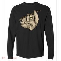 Sloth Comfort Colors Heavyweight Long Sleeve T-Shirt thumb 0
