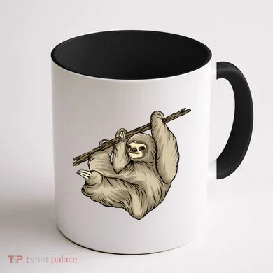 Sloth Coffee Mug back