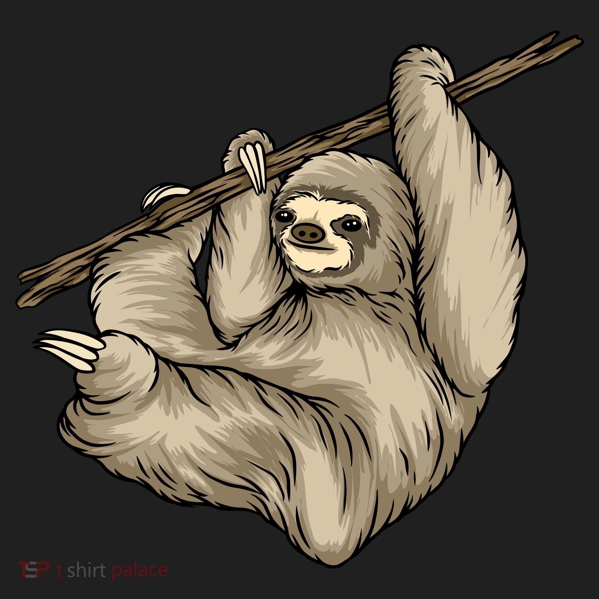 Sloth Golf Towel