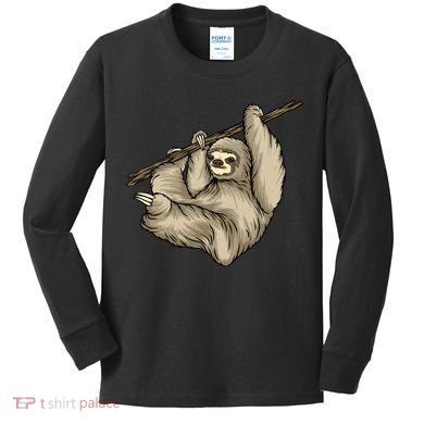 Sloth Kids Long Sleeve Shirt
