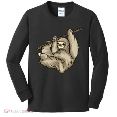 Sloth Kids Long Sleeve Shirt