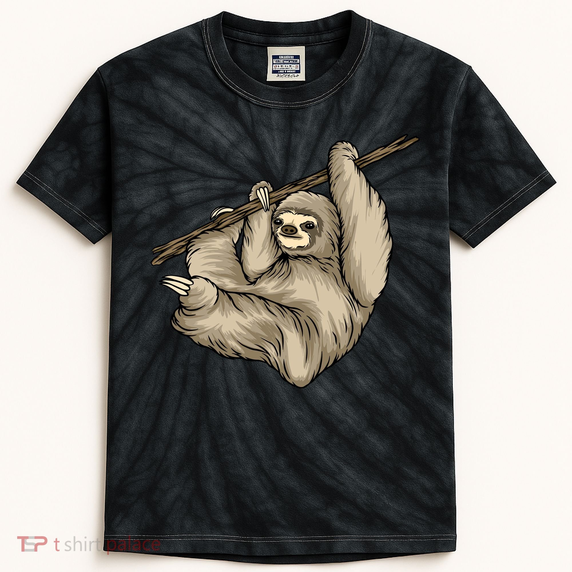 Sloth Kids Tie-Dye T-Shirt