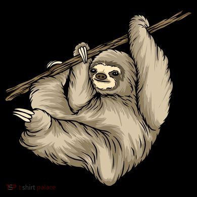 Sloth Kids Tie-Dye T-Shirt