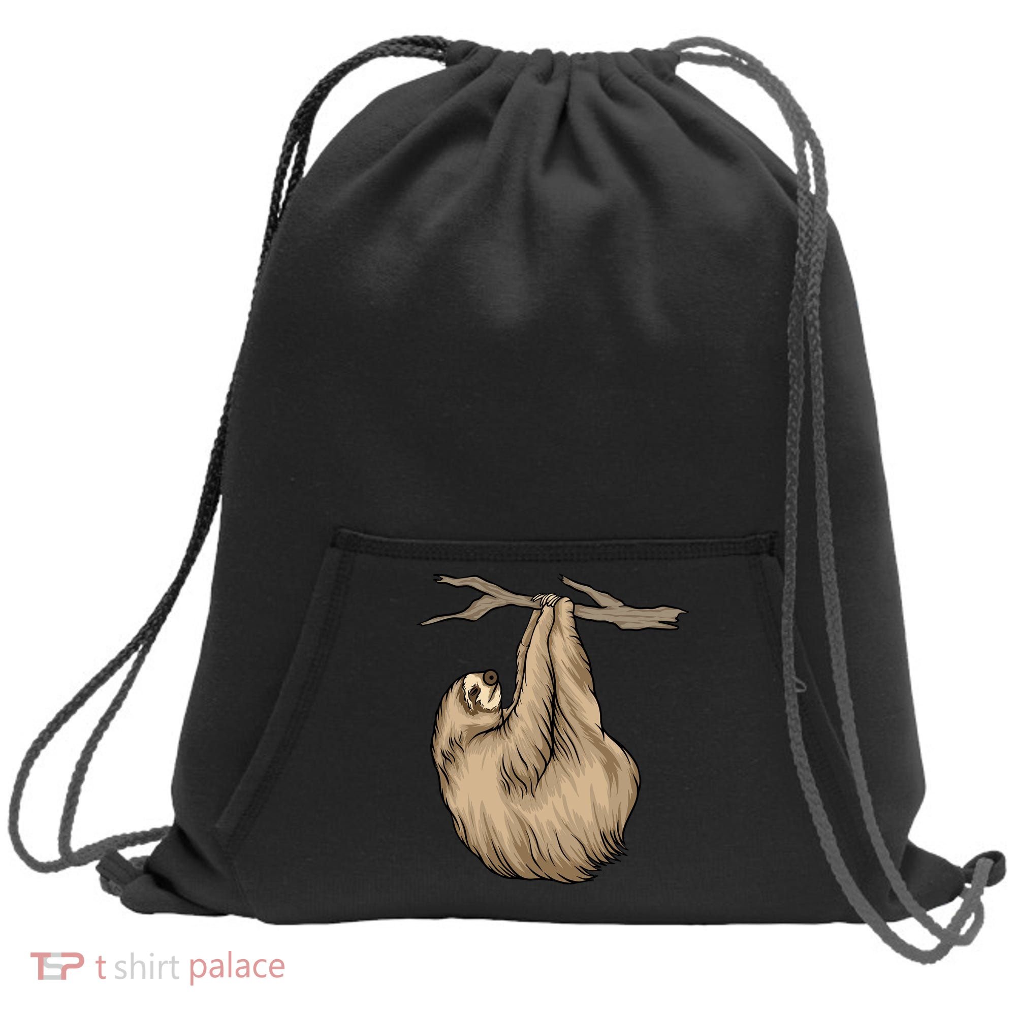 Sloth Sweatshirt Cinch Pack Bag