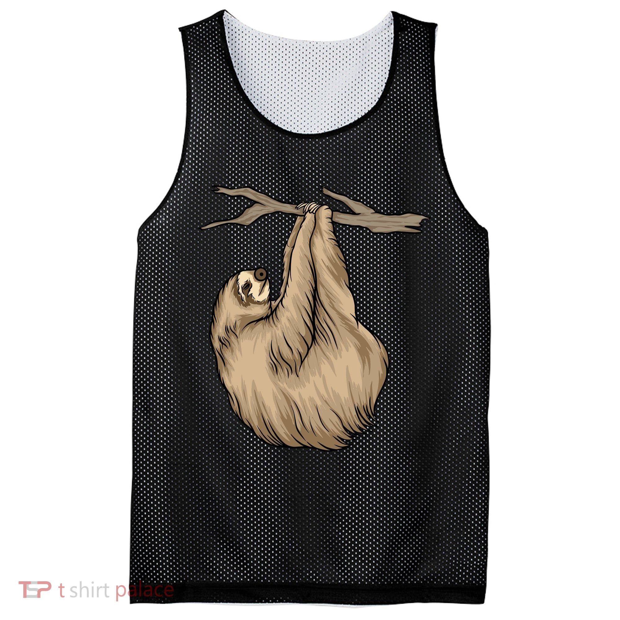 Sloth Mesh Reversible Basketball Jersey Tank
