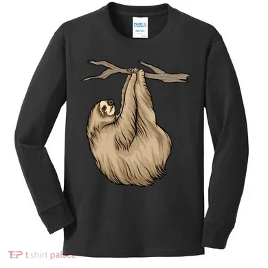 Sloth Kids Long Sleeve Shirt