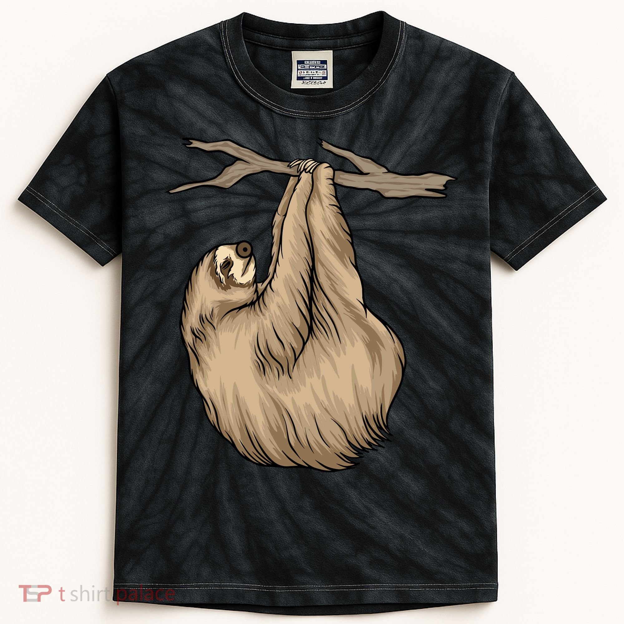 Sloth Kids Tie-Dye T-Shirt