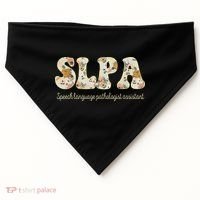 SLPA Speech Language Pathologist Assistant Appreciation USA-Made Doggie Bandana thumb 0