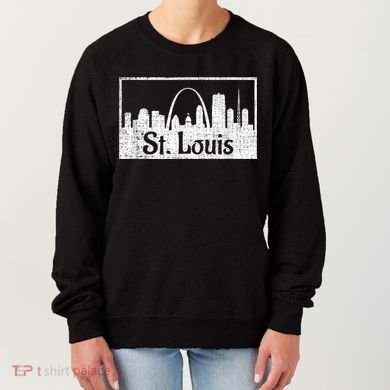 Saint St. Louis Missouri Skyline Souvenir Gift Women's Sweatshirt