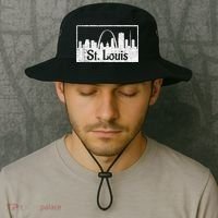 Saint St. Louis Missouri Skyline Souvenir Gift Bucket Hat thumb 2