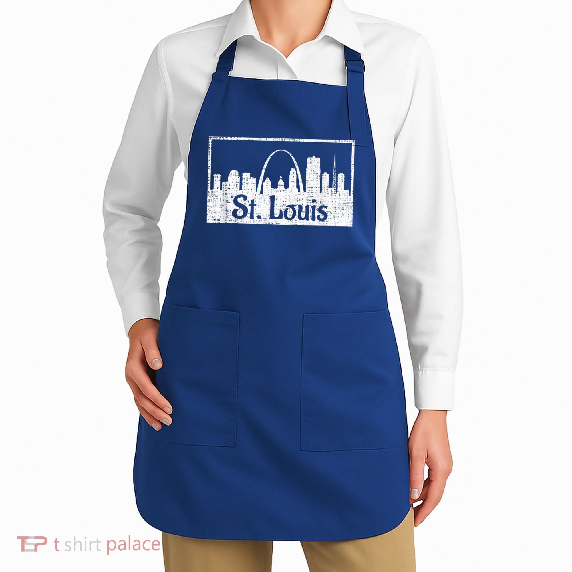 Saint St. Louis Missouri Skyline Souvenir Gift Apron