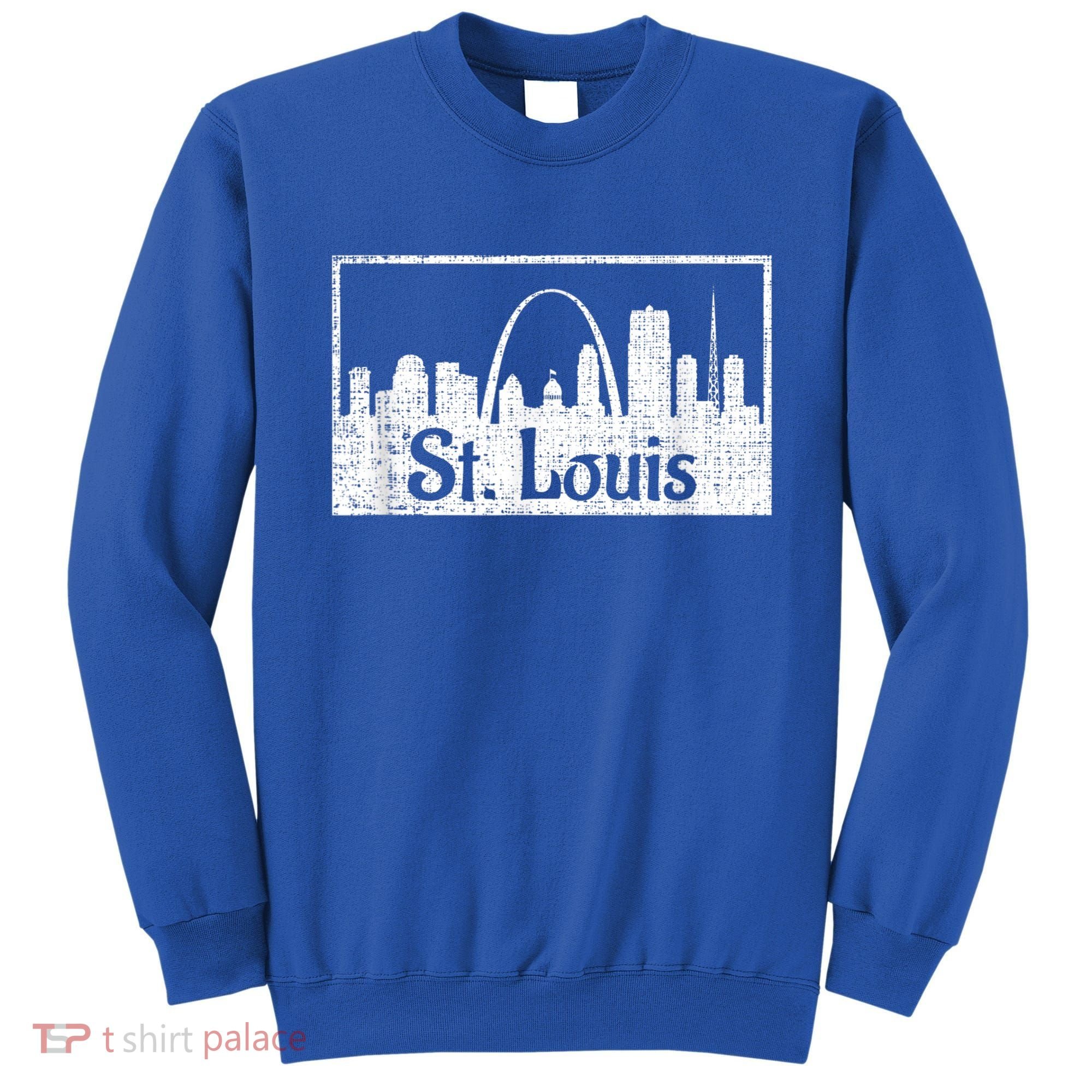 Saint St. Louis Missouri Skyline Souvenir Gift Sweatshirt