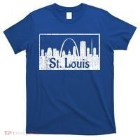 Saint St. Louis Missouri Skyline Souvenir Gift T-Shirt thumb 0