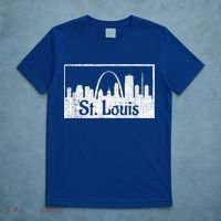 Saint St. Louis Missouri Skyline Souvenir Gift T-Shirt thumb 5