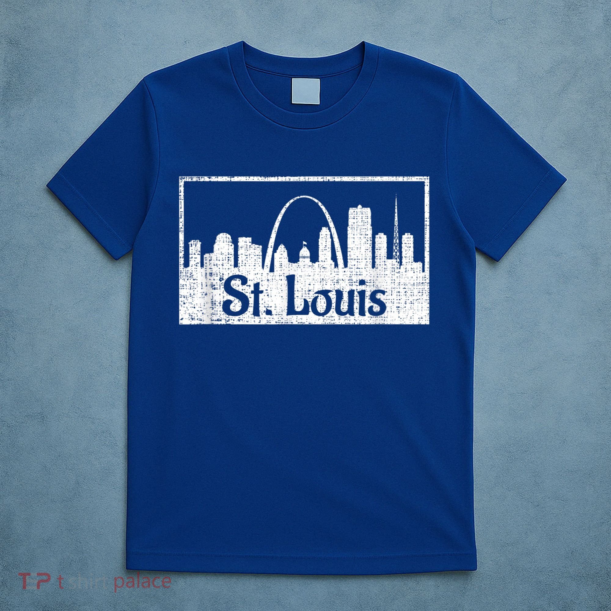 Saint St. Louis Missouri Skyline Souvenir Gift T-Shirt