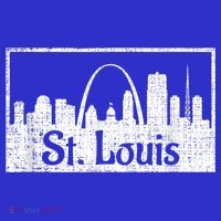 Saint St. Louis Missouri Skyline Souvenir Gift Coaster thumb 2
